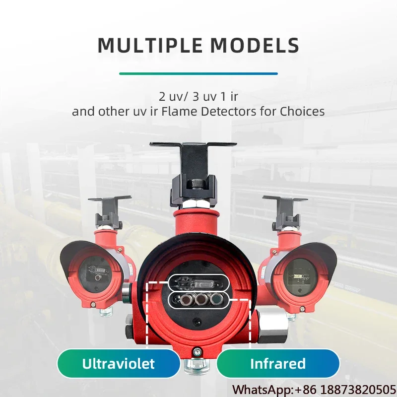 S600 Explosion Proof Point Type IR-UV Detector Single Wavelength Three Wavelength Flame Detector
