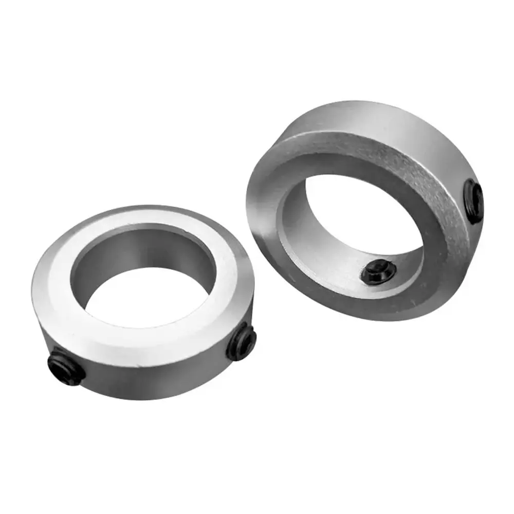1Pcs Aluminum Alloy Fixed Locking Limit Ring 6-30mm Diameter Retainer Locator Shaft Collar with Screws Stop Screw Type
