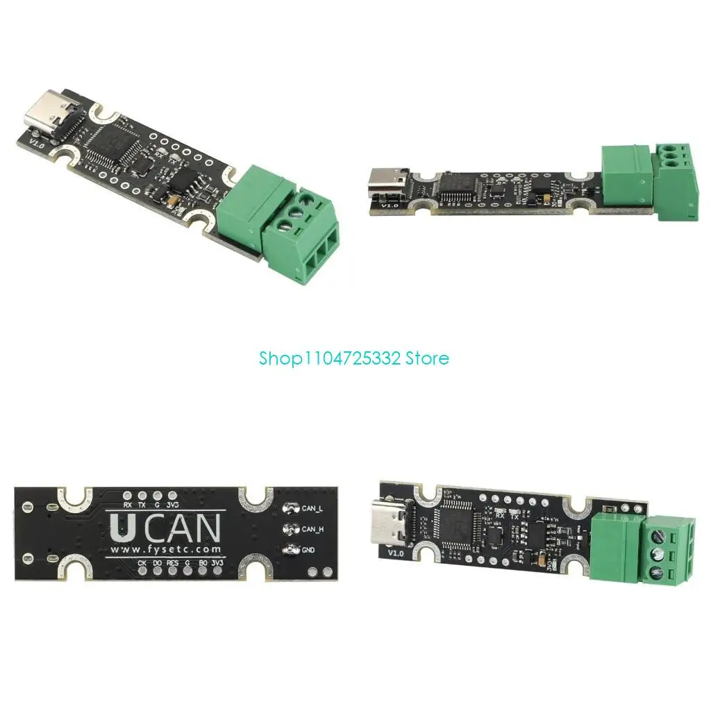 

P5EA Lightweight STM32F072 USB to CAN Adapter Easy Installation Open Source USB to CAN Adapter Supports CAN2.0A & B Compact