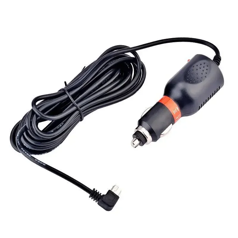 5V 2A Micro or Mini 5pin Dash Cam Car Cigarette Adapter Lighter Socket Charger 3.5m Cable Length for Garmin Car GPS DVR Charging