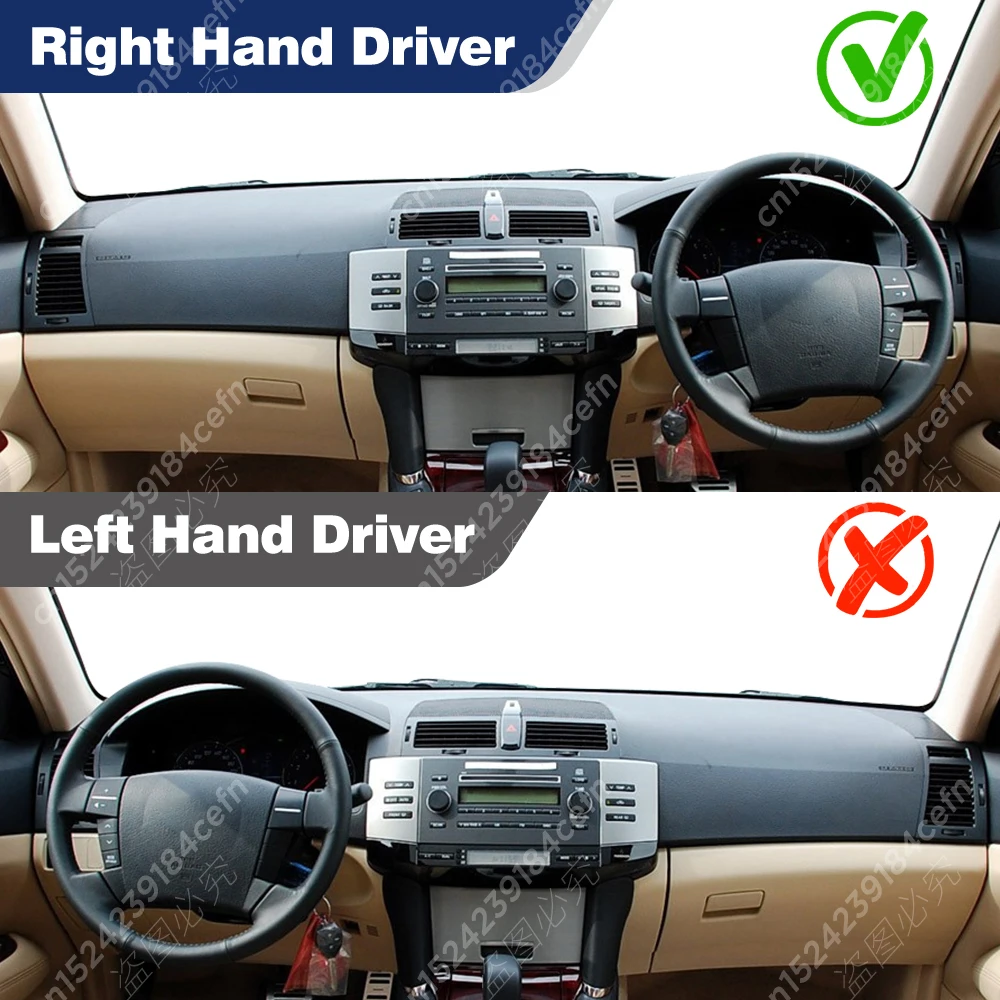 Car Dashboard Cover For Toyota mark x 2004 2005 2006 2007 2008 2009 Dash Mat Sun Shade Anti-UV Carpets Car Accessories