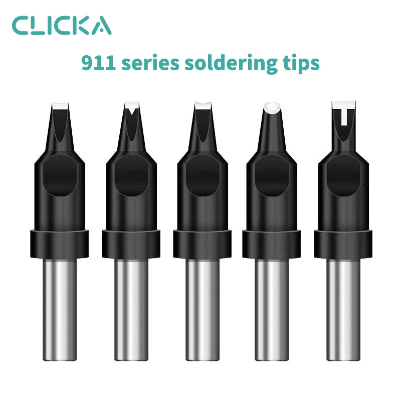 911 Series D/DV1/DV2/PC 150W Lead-Free Copper Welding Head Soldering Iron Tips For Automatic Soldering Robot Machine