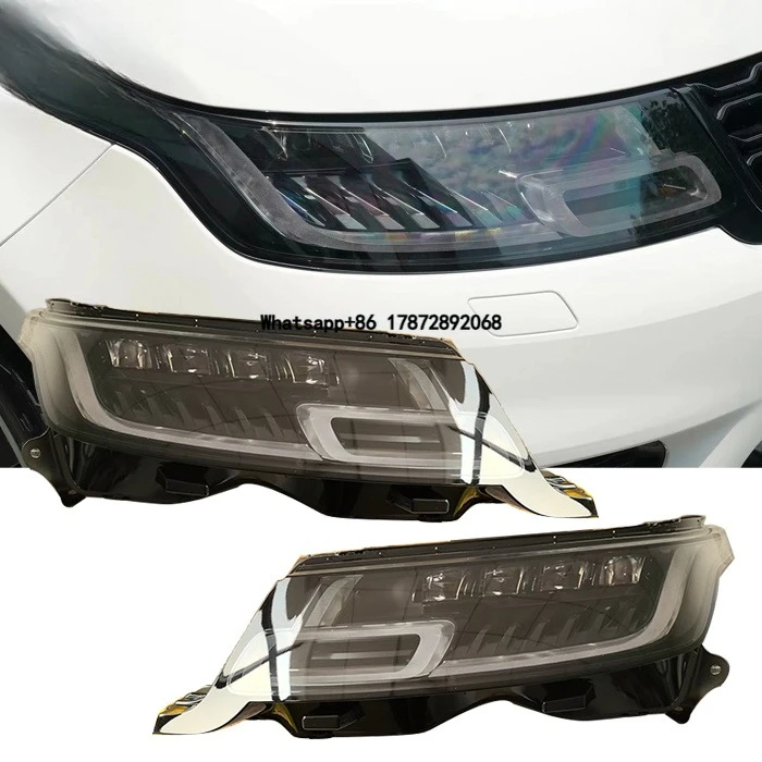 CZJF Auto Part High Brightness 4 Lens LED Sport Headlight Front Lamp for Range Rover 2018 2019 2020 2021 2022 LR169904 LR169898