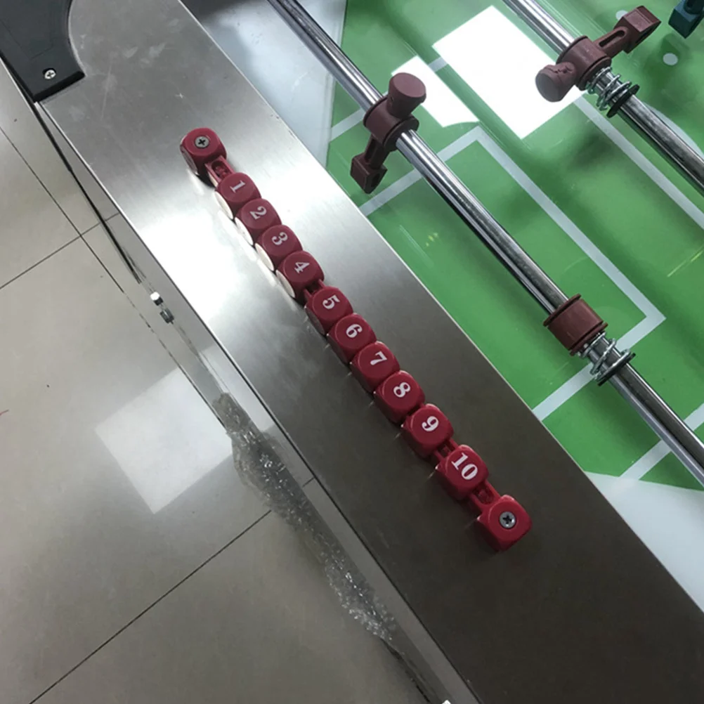 

2Pcs Square Scorer Counter Durable Plastic Foosball Table Shuffleboard Lightweight Compact Multi Functional Scorekeeper