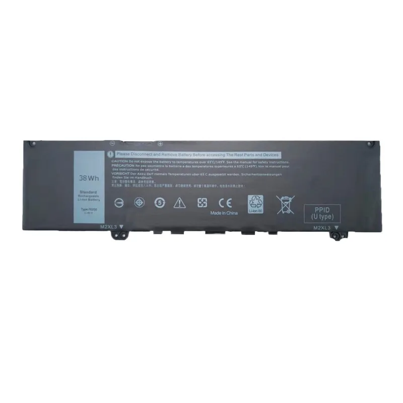 11.4V 3300mAh/38Wh F62G0 Battery for Dell Inspiron 13 7373 7386 2 in 1 5370 7370 7380 P83G P87G Vostro 5370 Laptop Batteries
