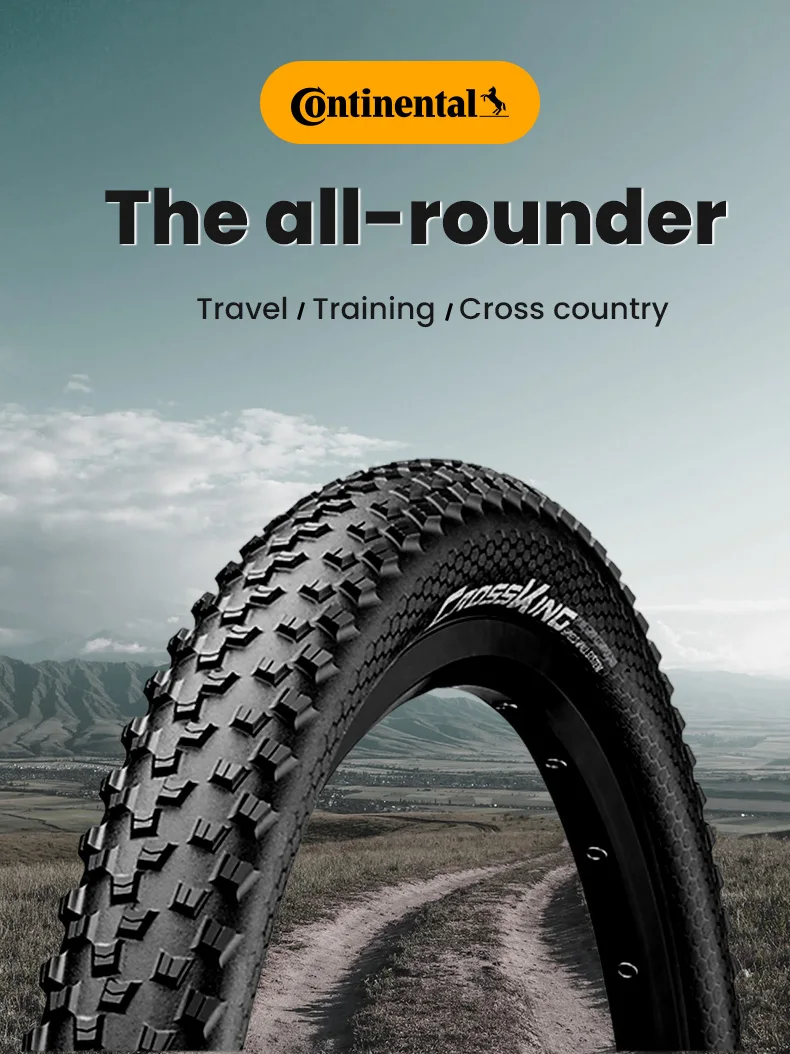 Continental Cross King 27,5/29 MTB faltbarer Reifen 180TPI Mountainbike ShieldWall System Klappreifen Tubeless Ready – Detail 1