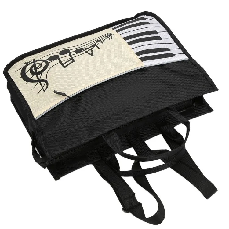 Student Backpack Japanese Style Handbag Oxford Waterproof Wear Resistant Double InterlayerBlack