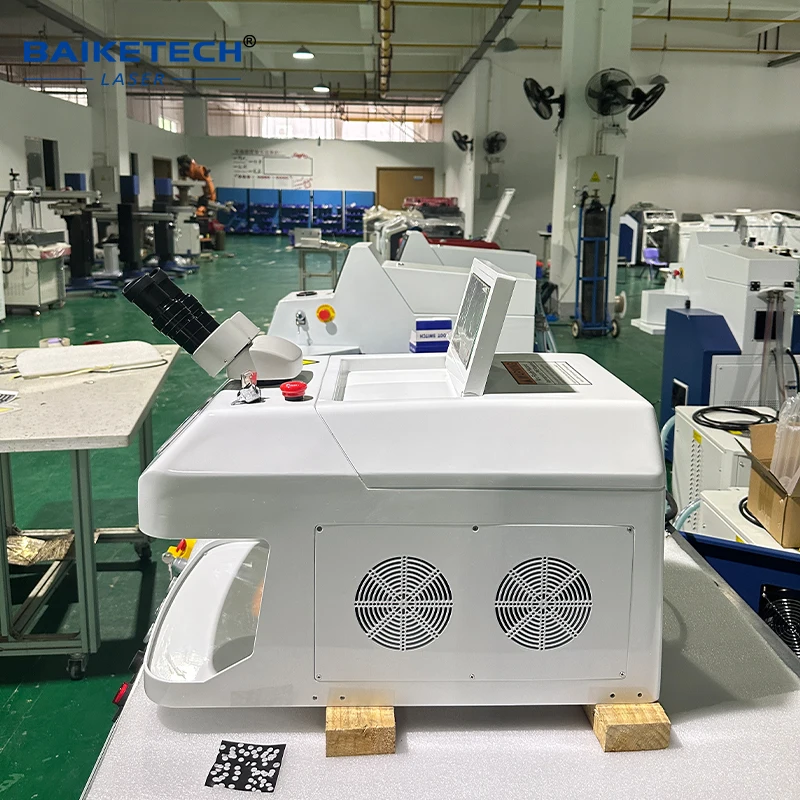 Jewelry Welding Machine Portable YAG Desktop Laser Jewelry Welding Machine High Definition  Microscope Factory Price