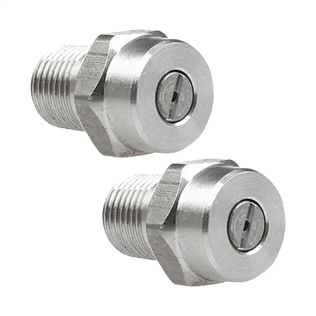 

Pressure Washer Nozzle Replacement Durable Stainless Sprayer Nozzle 25 Degree Fan Spray for Outdoor Washing