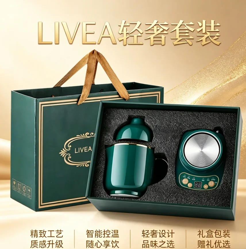 110V/220V Electric Kettle Ceramic Tea Warmer Health Care Overheat Protection for Japan USA Canada LYH