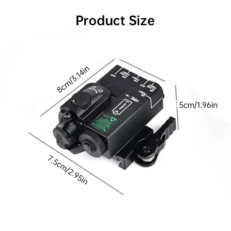 Reinforced Side Frame Nylon Adjustable Light Box Red Green Soft Light Anti Twist Long Gun Simulation Fun Model Gear