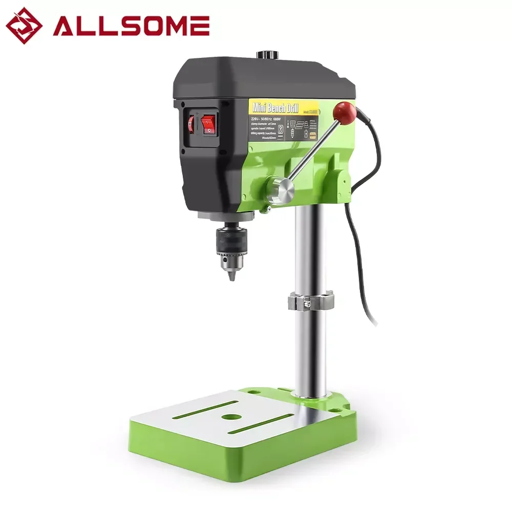 Allsome 6-Speed Benchtop Drilling Machine BG-5168E Drill Press