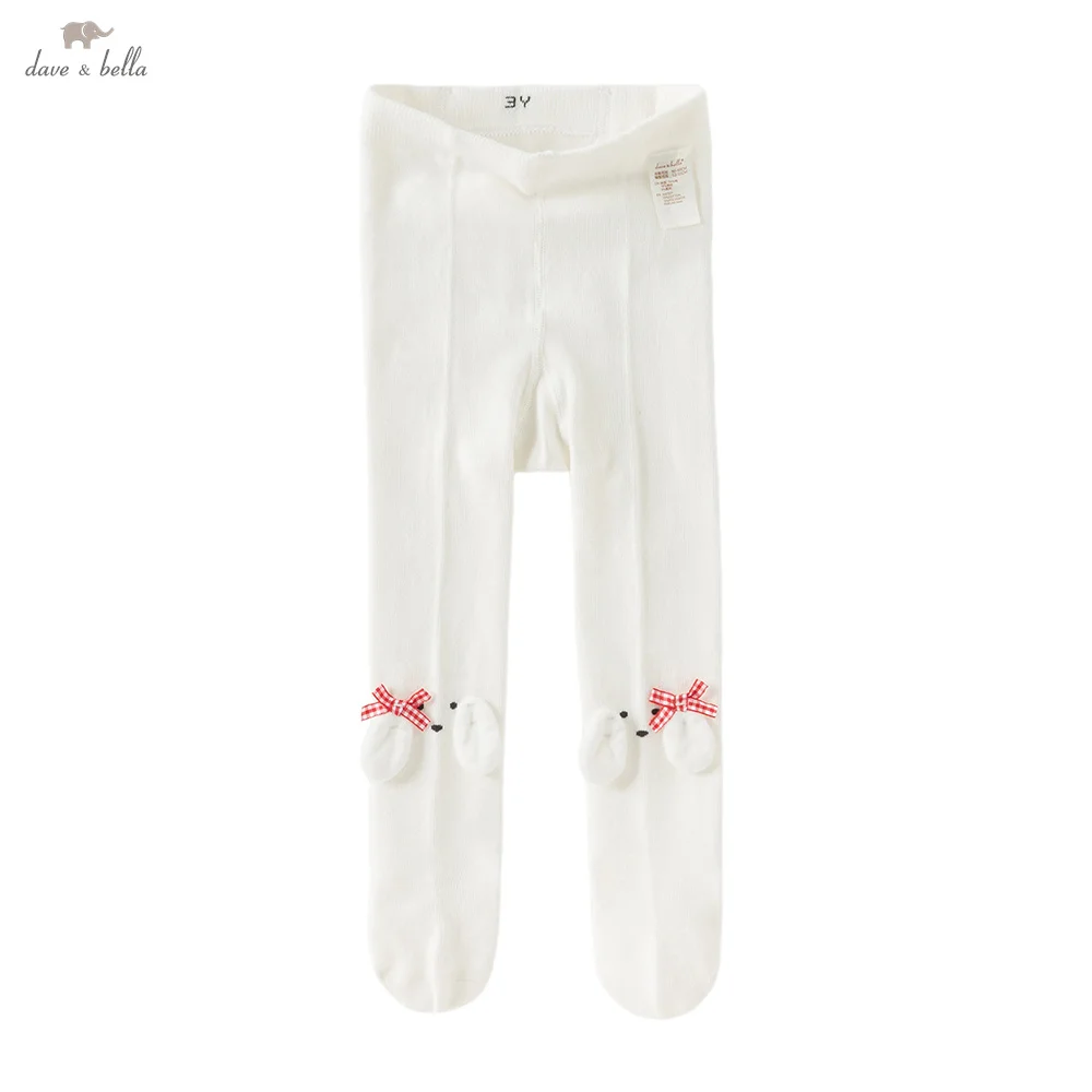 Dave Bella Girl Baby Leggings Autumn Sweet Cute Children's Elastic Pantyhose Comfortable Casual Stockings Party DB3253528