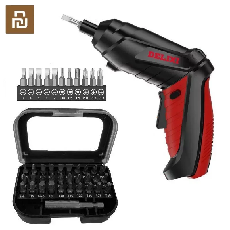 

Xiaomi DELIXI Electric Screwdriver Multi-function Electric Drills Rechargeable Cordless Bolt Driver Drill Electric Screw Driver