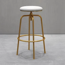 Nordic Bar Chair Gold Bar Chair Bar Chair Milk Tea Coffee Bar Bench Nordic Bar Chair Lift Chair Stool