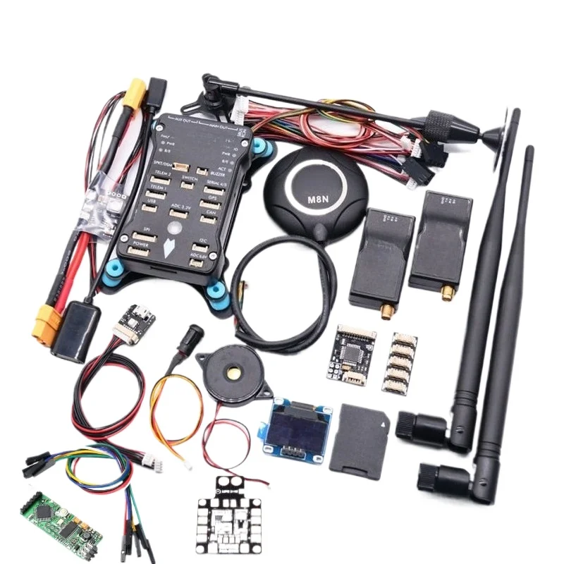 For 2.4.8 Flight Control  I2C RGB OLED  PPM Shock Absorption  Bracket + M8N GPS+ 433 V5