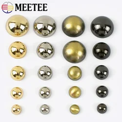 20Pcs 8/10/12/15/20mm Mashroom Head Rivet Metal Buckle Screw Spikes Bags Handbag Studs Button Nail Riveter Clasp DIY Accessories