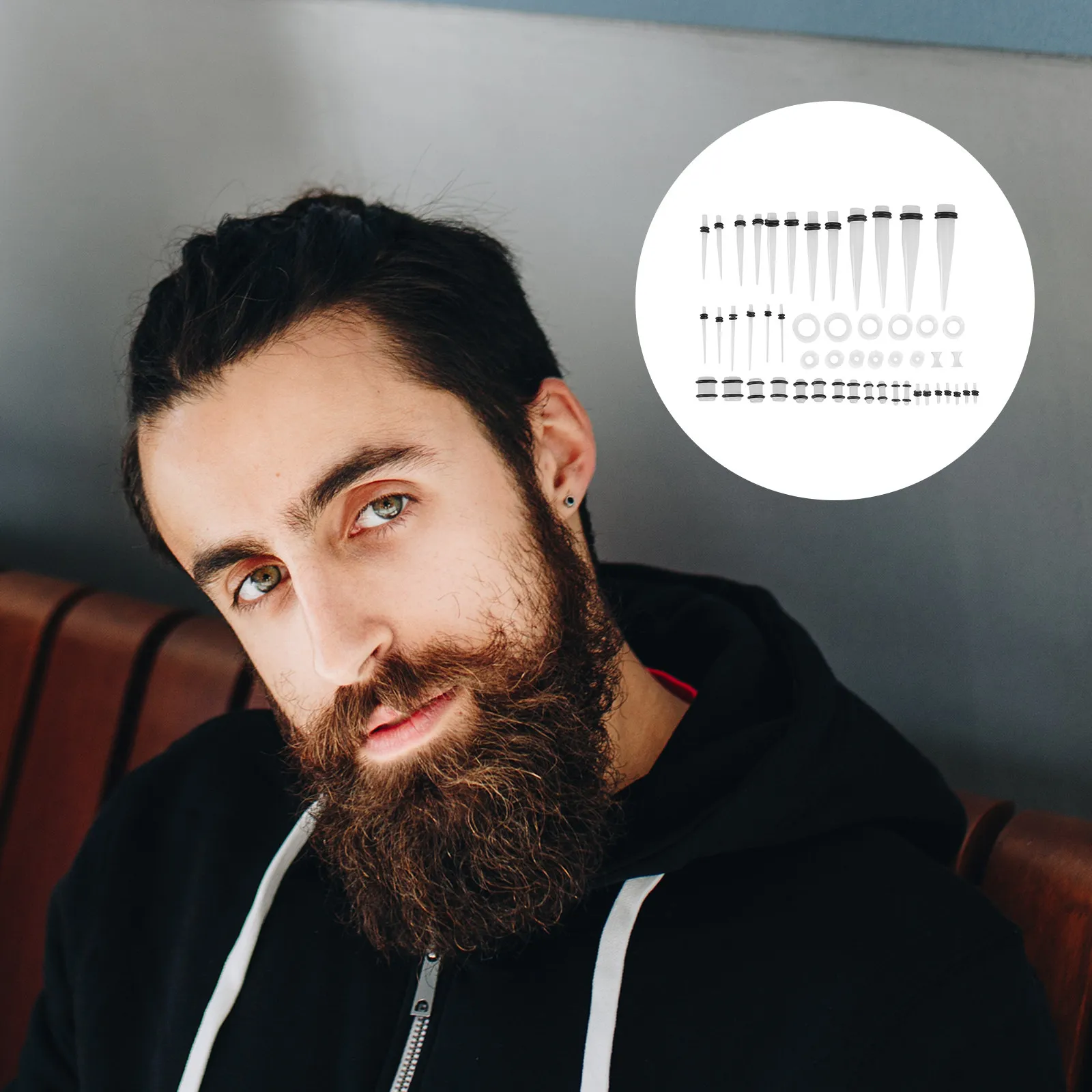 

50 шт. акриловых украшений для пирсинга ушей, стильные декоративные аксессуары, идеальный подарок для вечеринки, ювелирные изделия для пирсинга ушной раковины