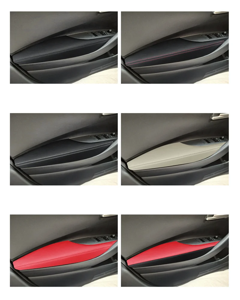 Tür Armlehne Abdeckung Für Toyota Corolla 2019-2022 Mikrofaser Leder Auto Tür Armlehne Panel Haut Abdeckung Trim – Detail 11