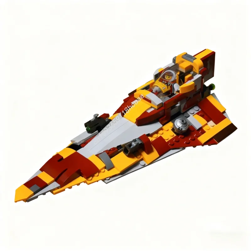 277pcs MOC Shin Hatis Delta7 Starfighter Star Battle Model Building blocks Mainan Modular Rakitan untuk Anak-anak Hadiah Natal