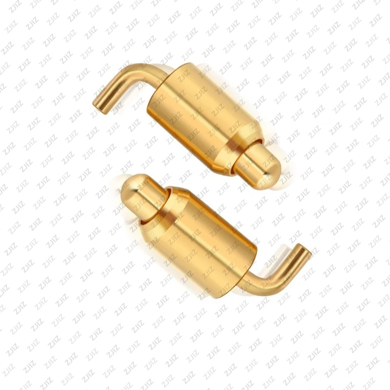 POGOPIN Feder-Fingerhut-Anschluss, hohe Stromverzierung, vergoldete Ladestation