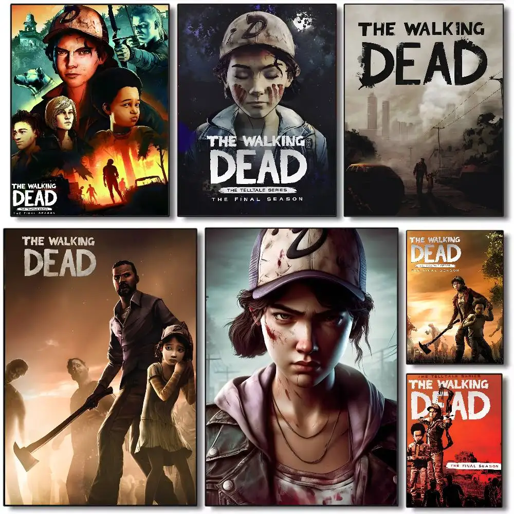 Anime movie The w-Walking Dead poster art HD canvas advanced aesthetic Printing Paper Wall Art for Living Room Home Decor