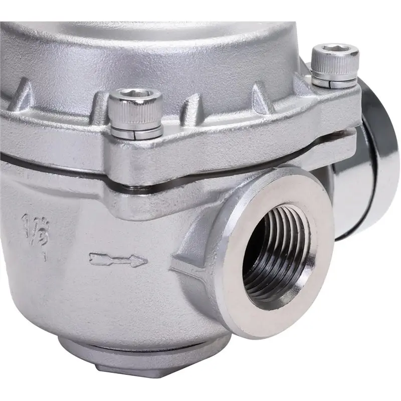 A93E-Pressure-Regulating Water Valve With Pressure Gauge- 1/2