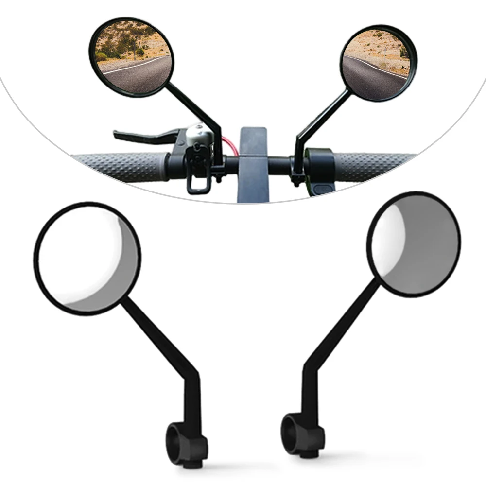 2 PCS Rearview Mirrors Rear View Glass Replacement for Xiaomi Mijia M365 Electric Scooter Rear View Mirror