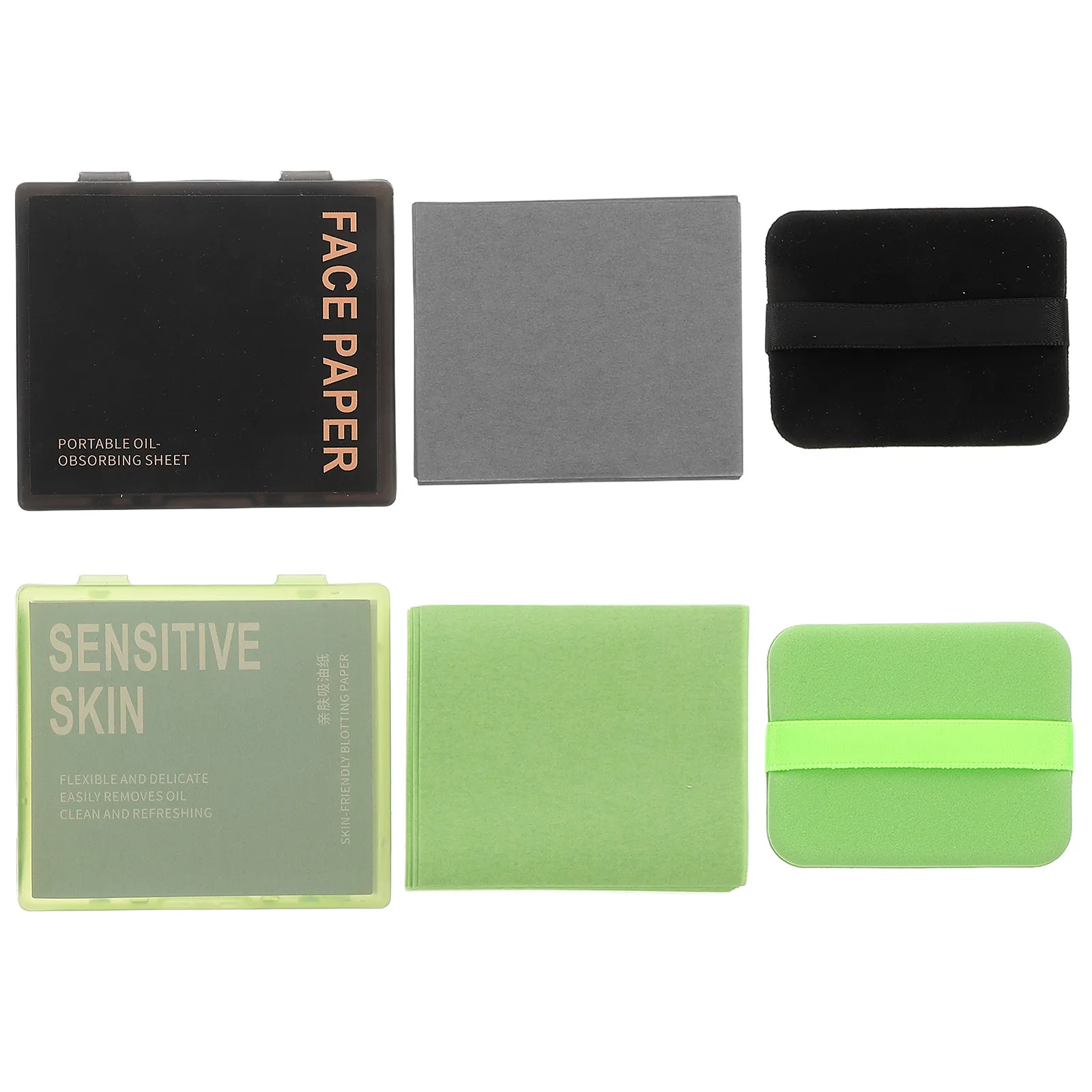 1Set Facial Oil Blotting Sheets High Absorbency Soft Gentle Skin Friendly Face Wipes for Makeup Setting Travel