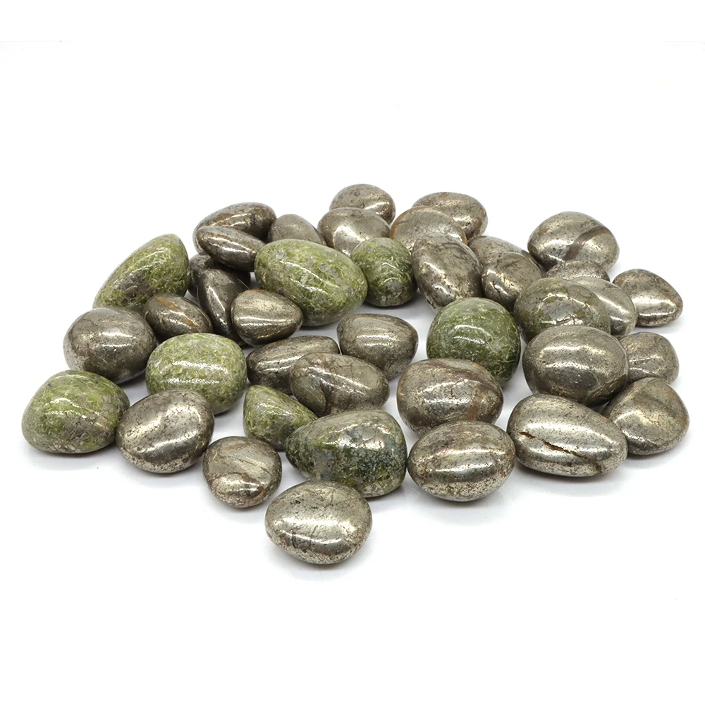 Natural Iron Pyrite Round Healing Crystal Quartz Mineral Specimen Reiki Tumbled Energy Stone Bulk Gem Home Aquarium Decoration