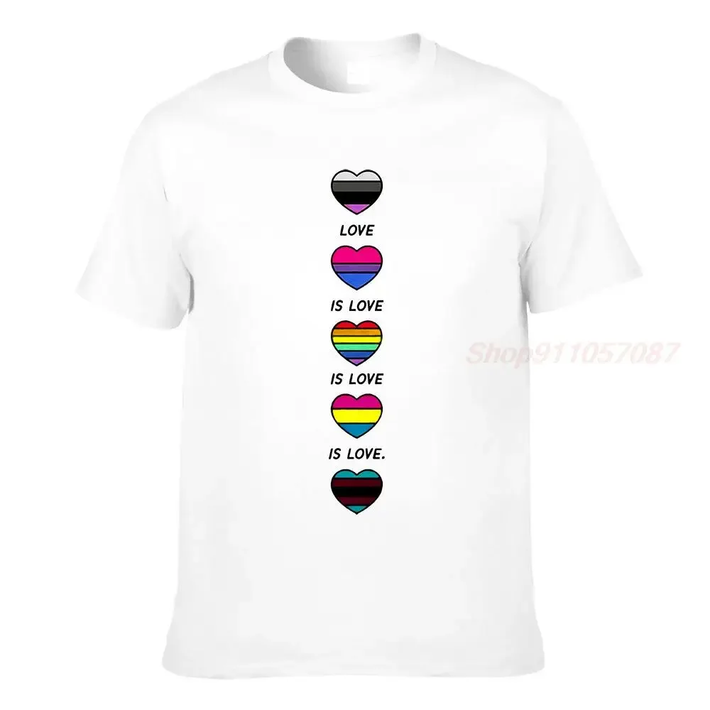 LGBT Love is Love LGBTQ Pride for pride lgbt pride lesbian gay bi asexual trans pansexual pride men T Shirt Women Casual Female