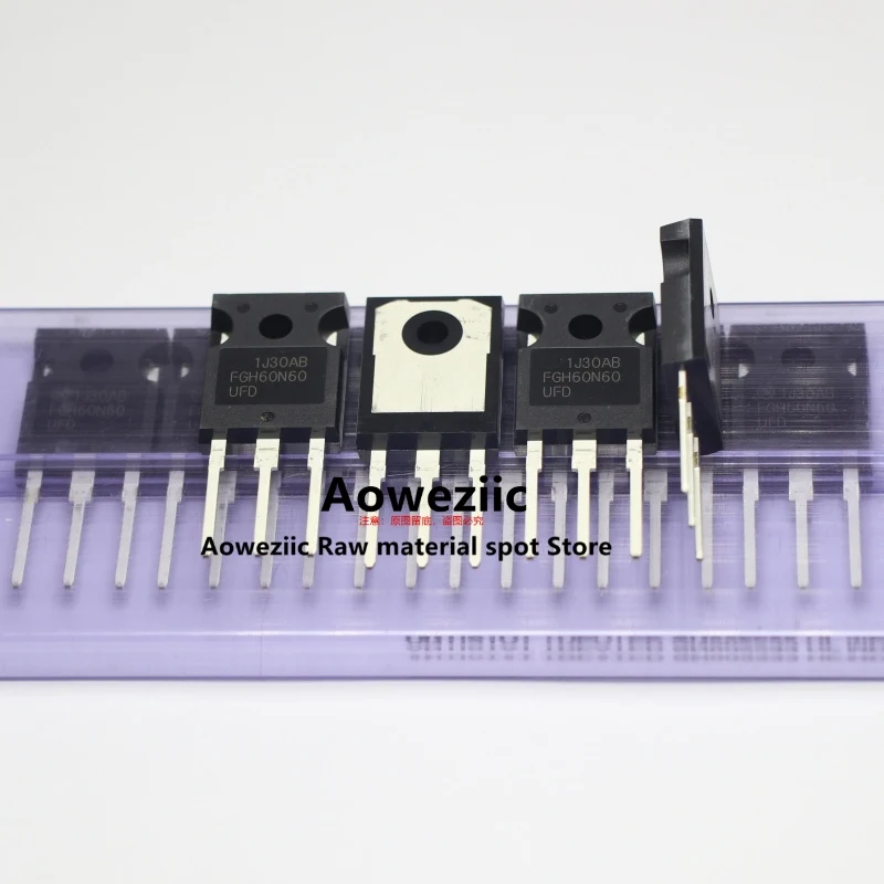 Aoweziic 2022+ 10pcs 100% New Imported Original 60N60 FGH60N60 FGH60N60SFD FGH60N60SMD FGH60N60UFD TO-247 IGBT Tube 60A 600V