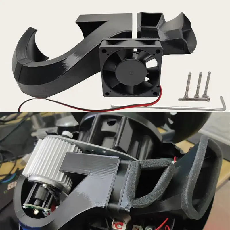Sim racing Game Heat Dissipation Duct Modification For Thrustmast T300 Compatible T300TS/GT Ferrari Steering WheelFeatures