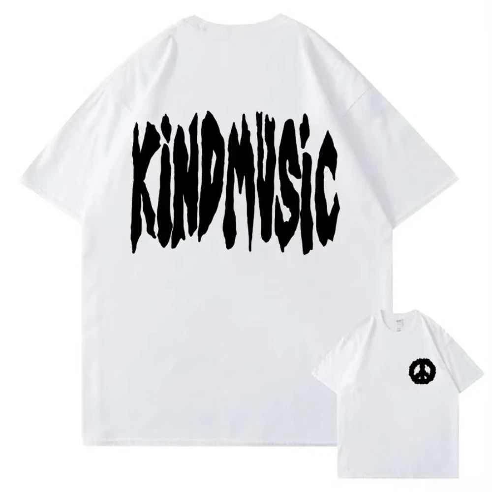 

Popular Retro Pattern Letter Printing Trendy Brand Design Summer Simple Design Sense High Street Men's and Women's T-shirts