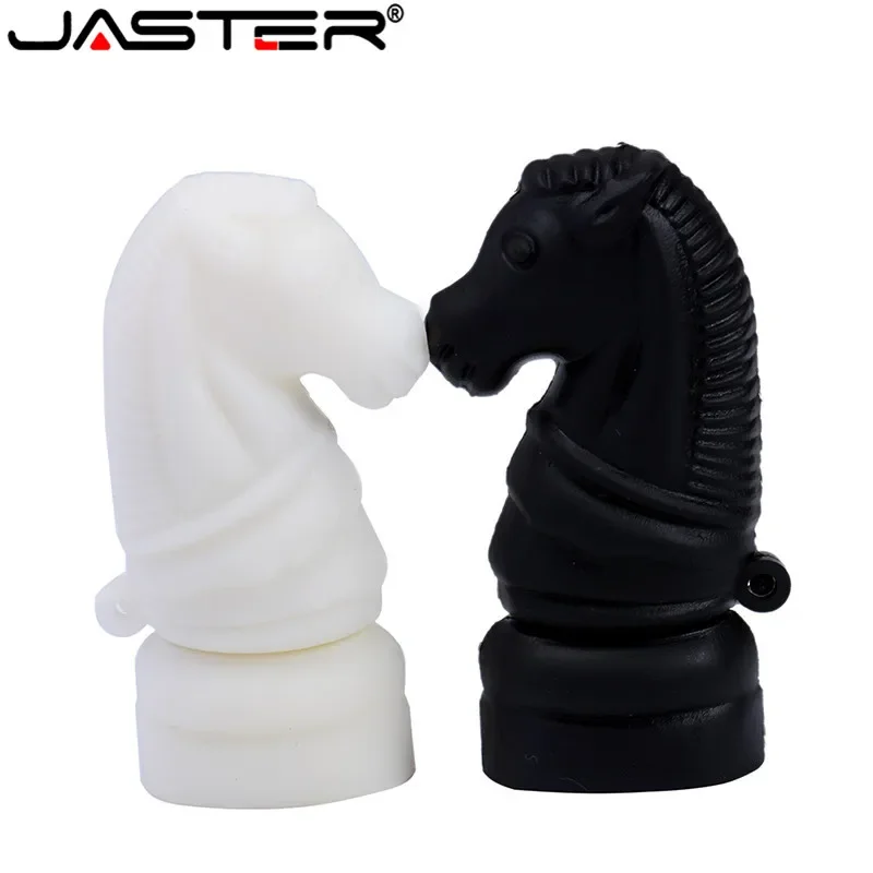 Chess USB Flash Drive 64GB Creative Gifts Memory Stick Horse's Head Pen Drive 32GB Cute Cartoon Pendrive 16GB Storage Device 8GB