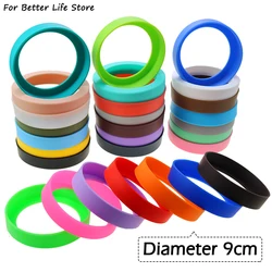 1Pc18.5G 9CM Soft Silicone Cup Bottom Protective Cover Stewing Beaker Holder Thermos Cup Base Case Wear Resistant Odorless