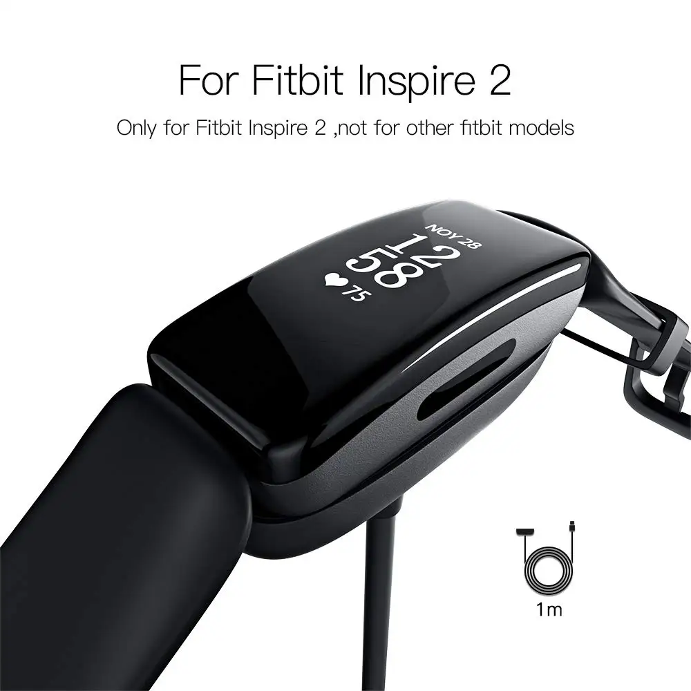 AWINNER Charger For Fitbit Inspire 2/ACE3, Charging Dock Station Cradle Holder Charging Clip Premium Plastic Bracket Cable