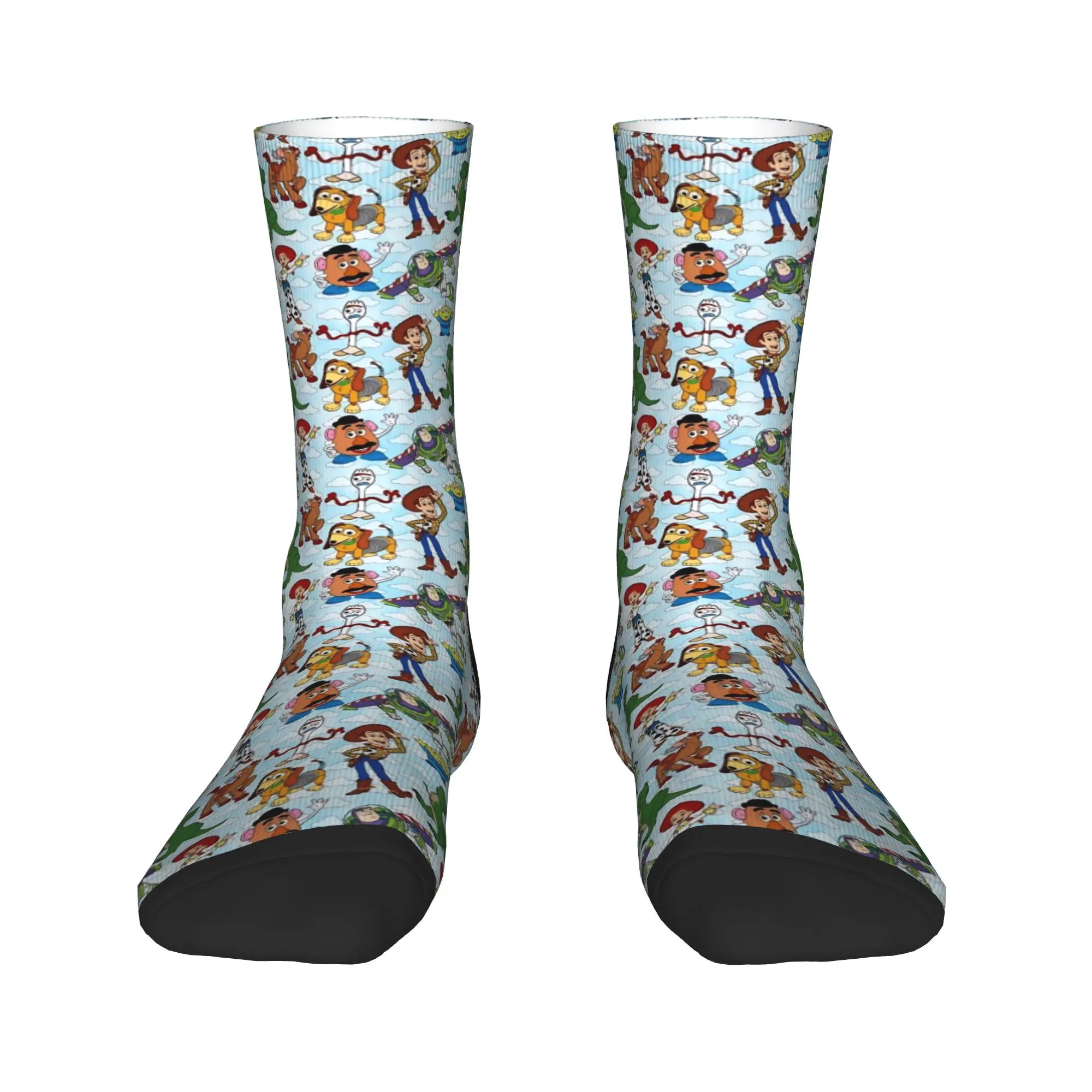 

Fashion Toy Story Anime Manga Socks Women Men Warm 3D Print Sports Basketball Socks