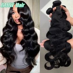 Brazilian Hair Body Wave Virgin Human Hair Bundles Natural Black 1/2/3/4PCS Bundle Deals Raw Hair Extensions Wholesale Price