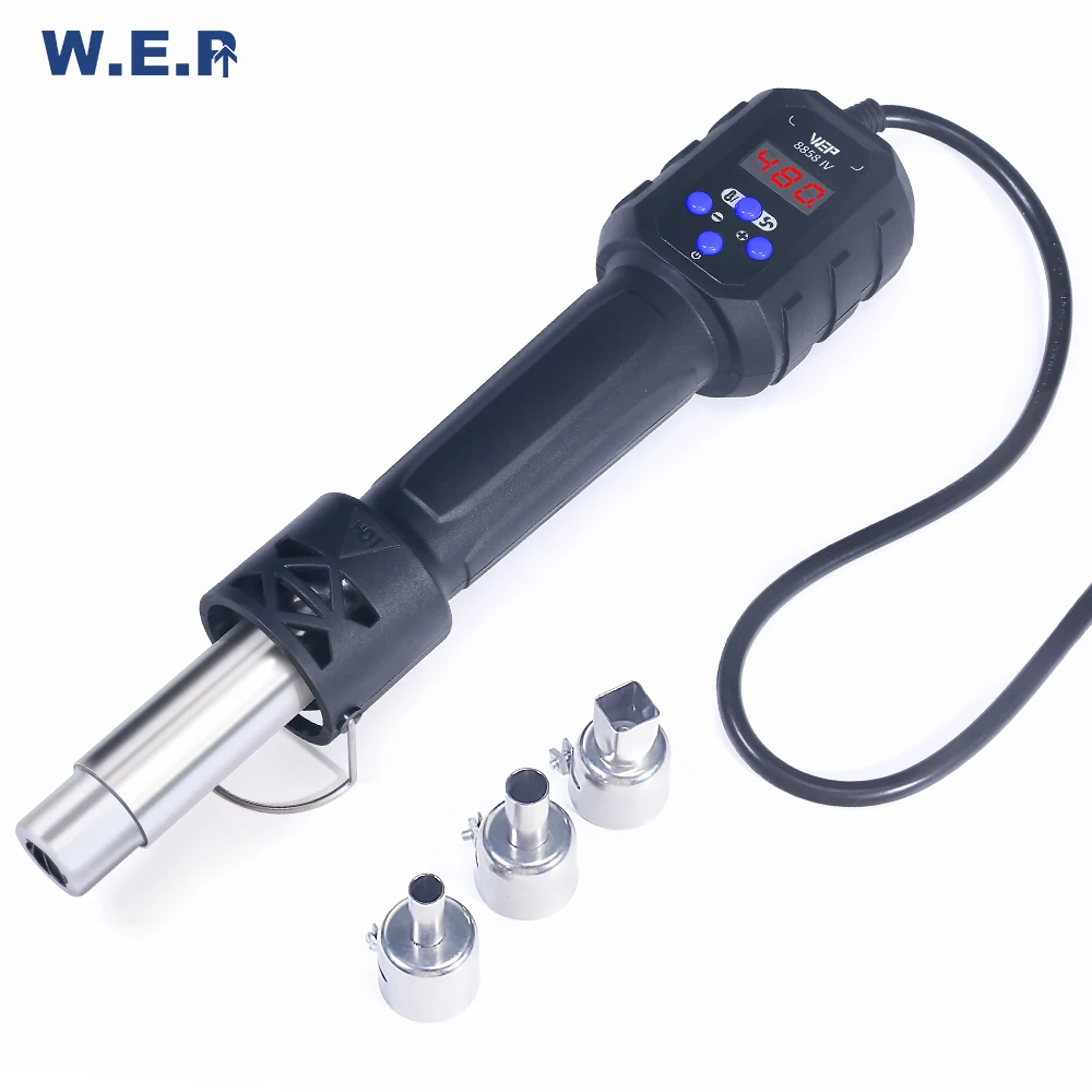 YIHUA Micro Hot Air Gun C/F Temp Adjusted 8858IV 700W Soldering Rework Welding Station LCD Digital Heat Gun BGA IC Solder Tools