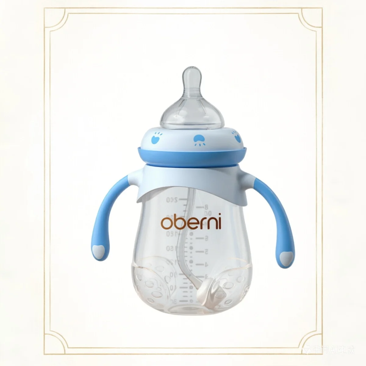 Anti-flatulence bottle/240ML300ML large-capacity PP milk bottle/BPA-free/baby milk bottle/suitable for babies over 6 months old