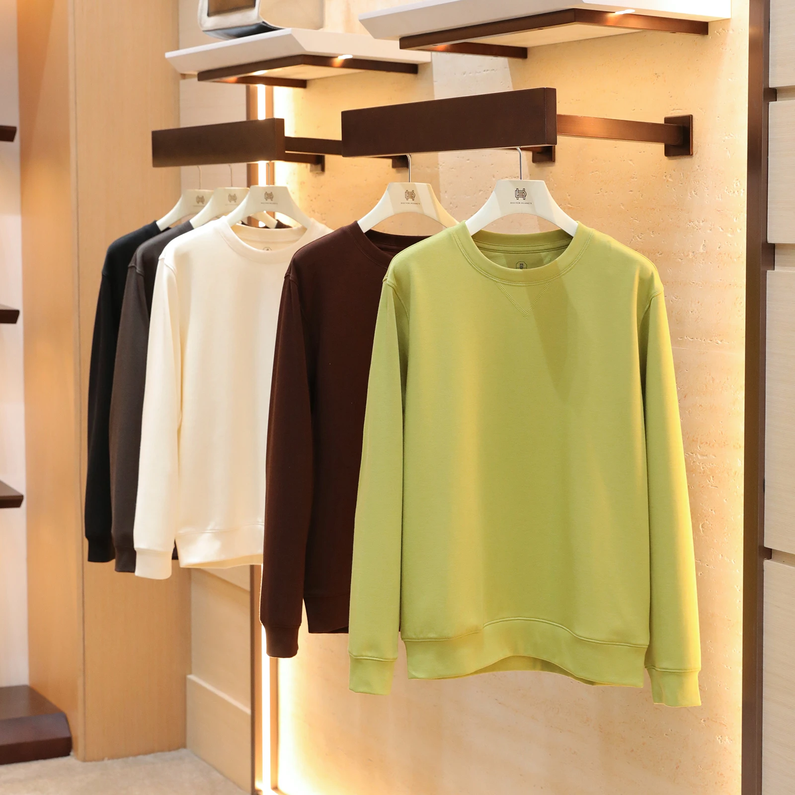 

Men's Outdoor Layering Long Sve T-irt Modal Wool Blend Sweatirt Base irt Straight Leg Casual Wear Polyester Blend