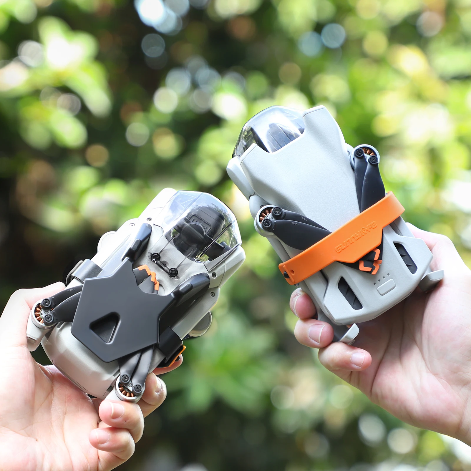 Sunnylifeプロペラホルダーdjiミニ3ドローン固定安定剤保護プロップdji mini 3プロ着陸ギアアクセサリー