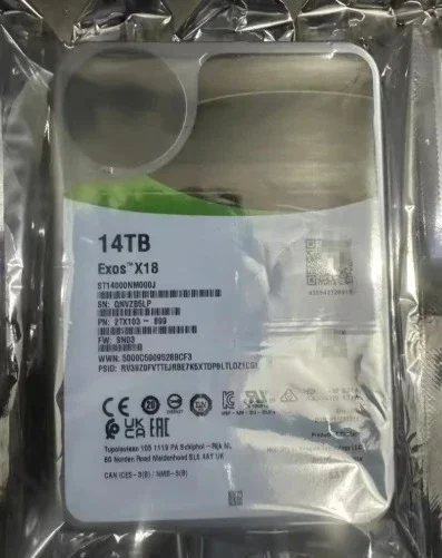 HDD  Helium 14T St14000nm0018 Desktop Hard Disk 14tb Monitoring Security 7200