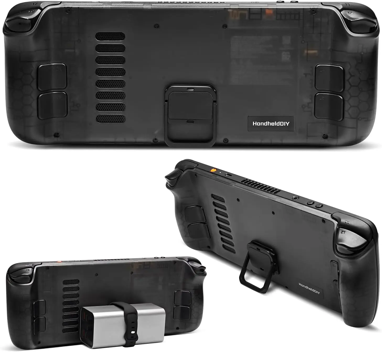 

Transparent Back Plate for ROG Ally, DIY Clear Edition Replacement Shell Case for ASUS ROG Ally, Cooling Modcase for ROG Ally