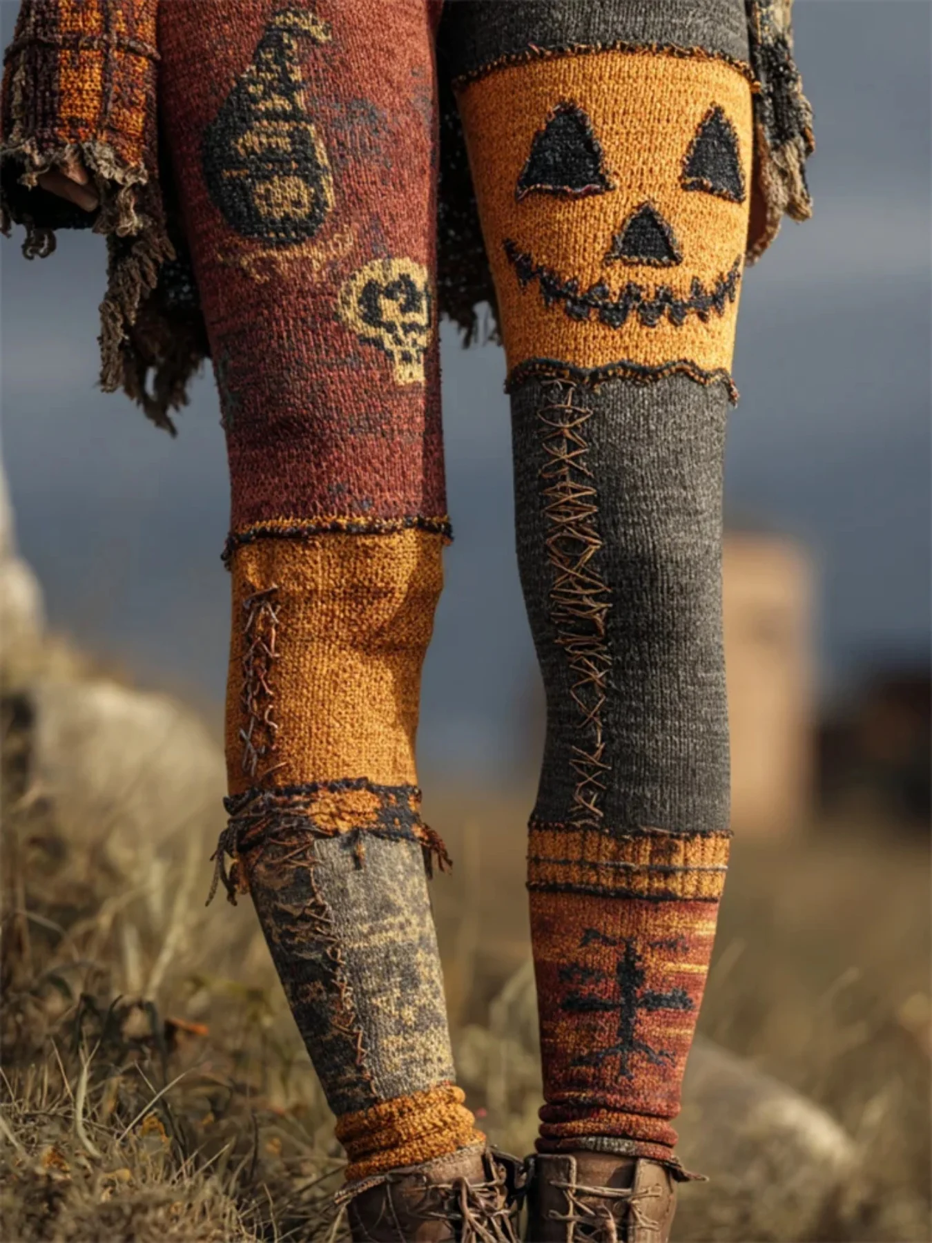 女性ハロウィンスケルトンプリントレギンスストレッチワークアウトレギンススリムタイツセクシーなファッションヨガパンツトレンディクールパンツギフト