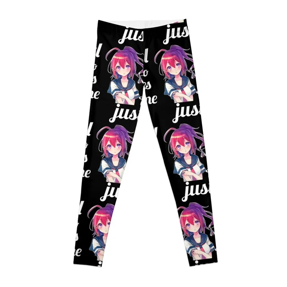 

Just a Girl Who Loves Anime Leggings push up tights for gym clothing gym's sportswear Womens Leggings