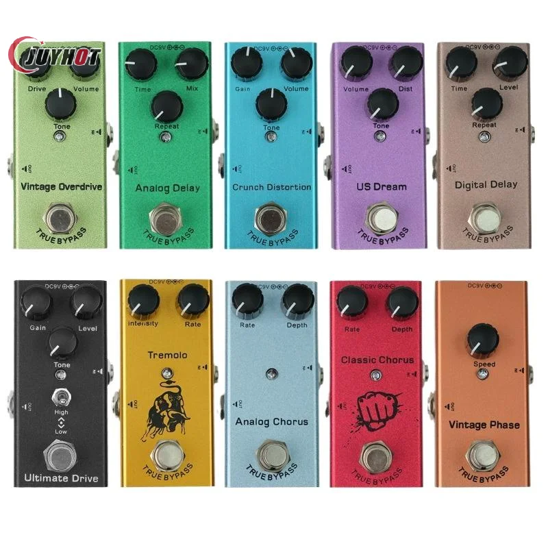 Guitar Stompbox Essential Series: Vintage Overdrive, US Dream, Classic Chorus, Tremolo, Analog/Digital Delay, Ultimate Drive