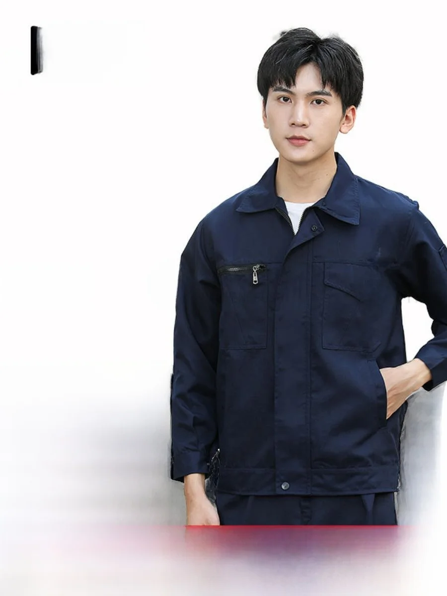 

Утепленный рабочий комплект Thiened W для мужчин: износостойкая верхняя одежда для защиты труда весна-осень, для школьной формы