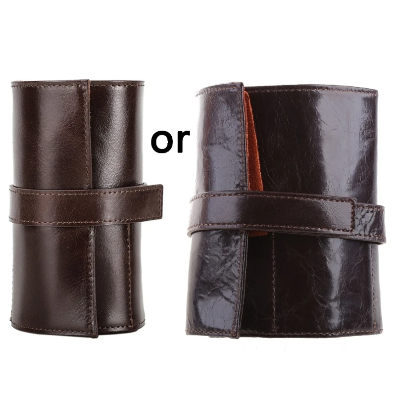 

Чехол для хранения часов в рулоне, дорожный кожаный органайзер для часов, защитный держатель для ювелирных изделий, коробка с